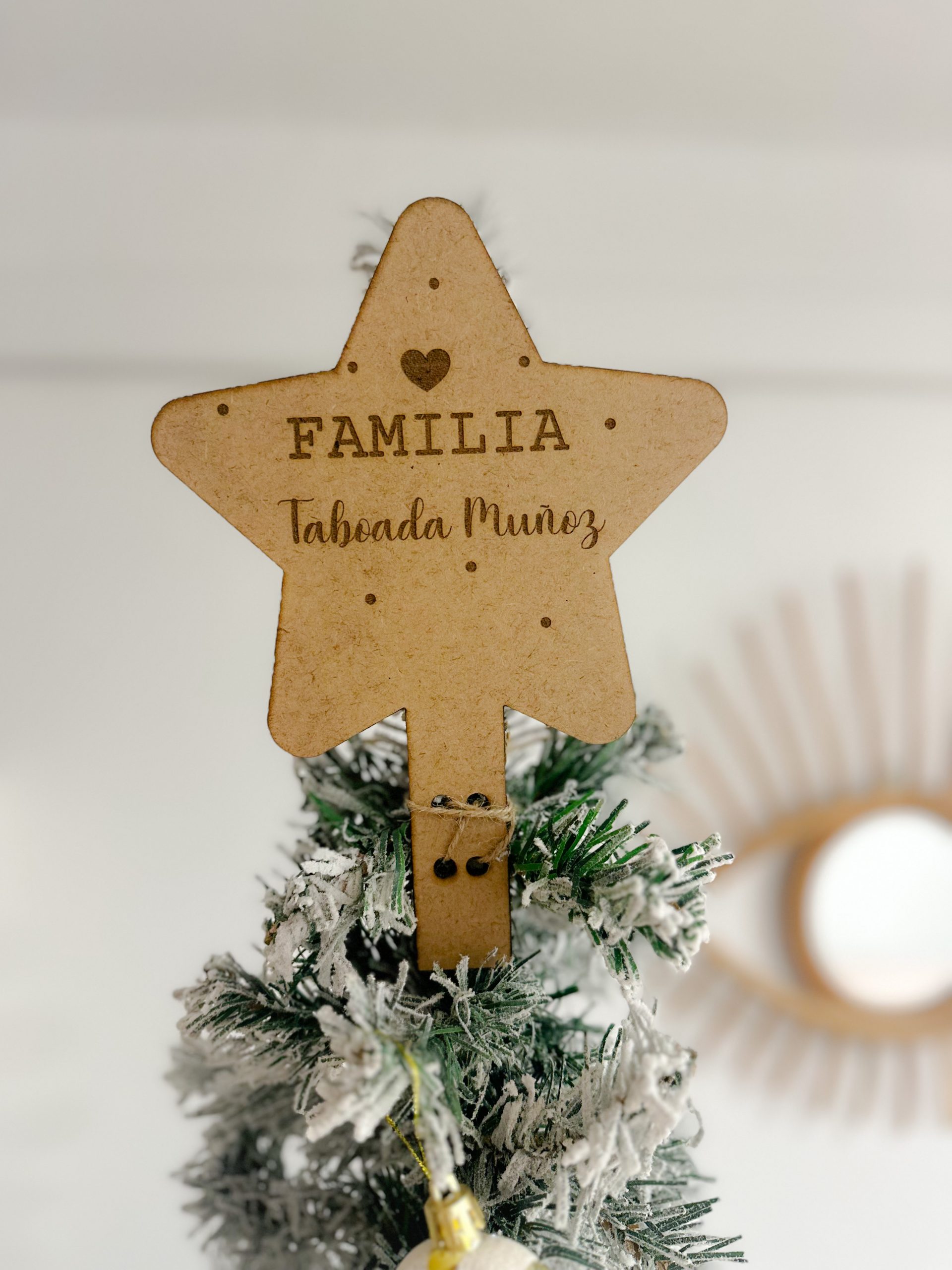 Estrella árbol personalizada - Imagen 3