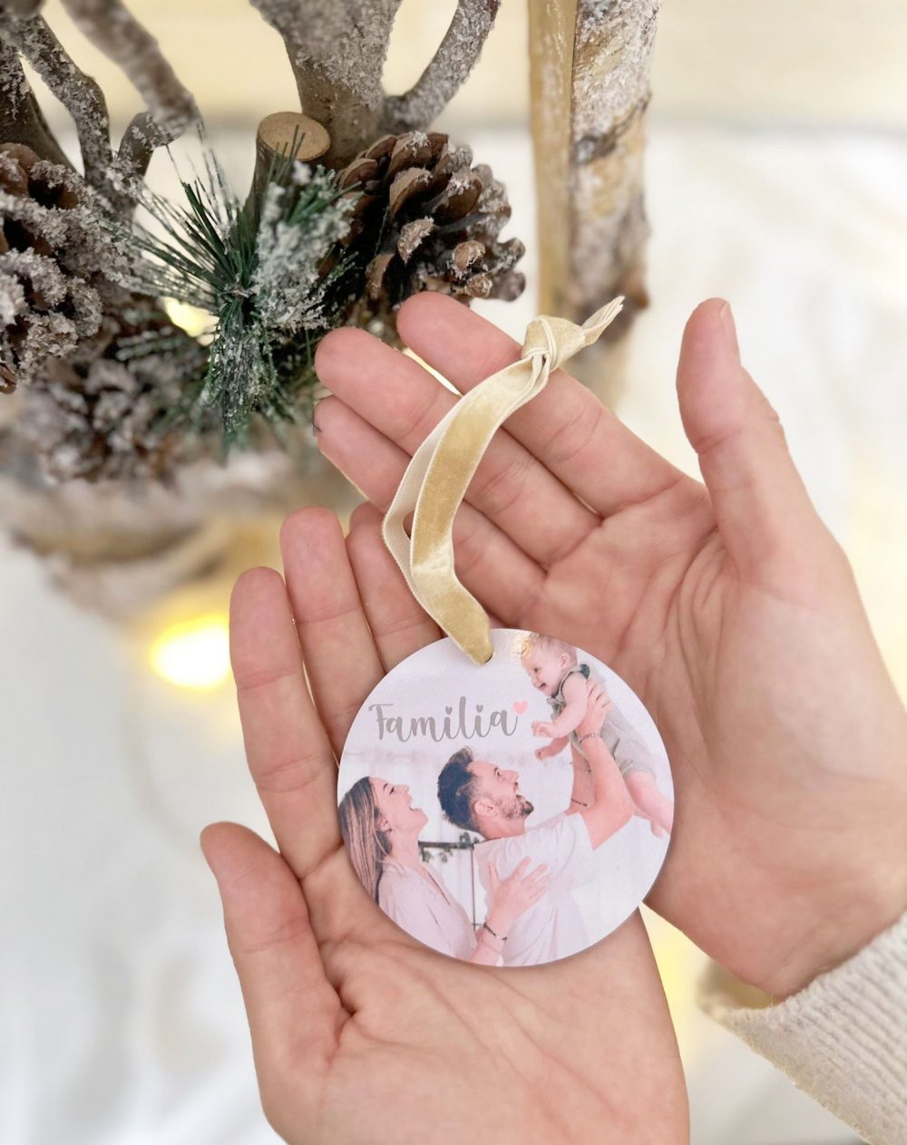 Bola de navidad con foto