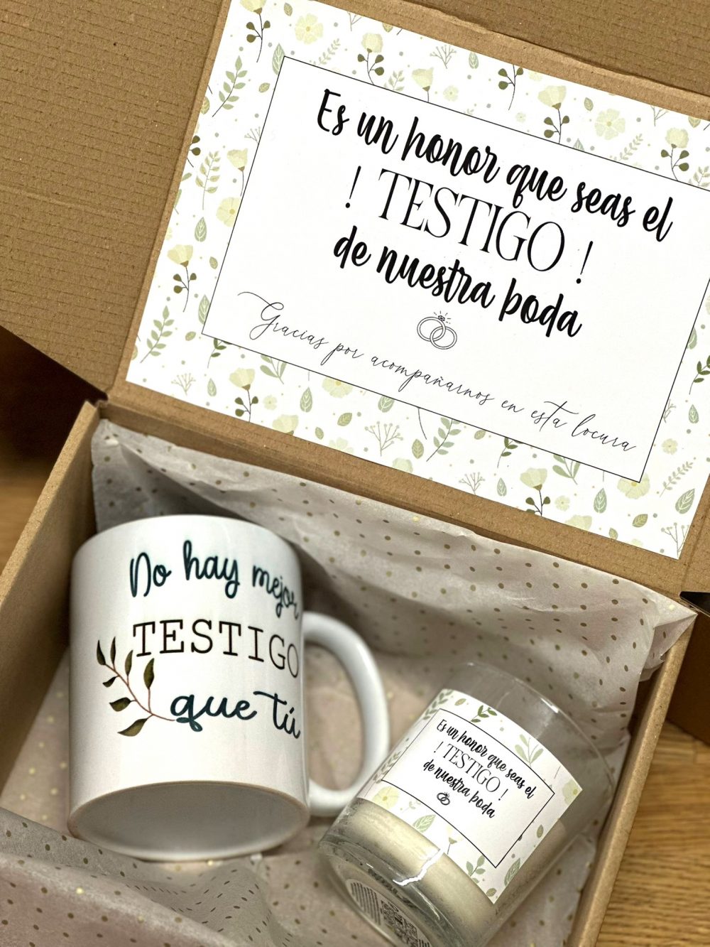 Alternative view of Kit para "el testigo de boda"