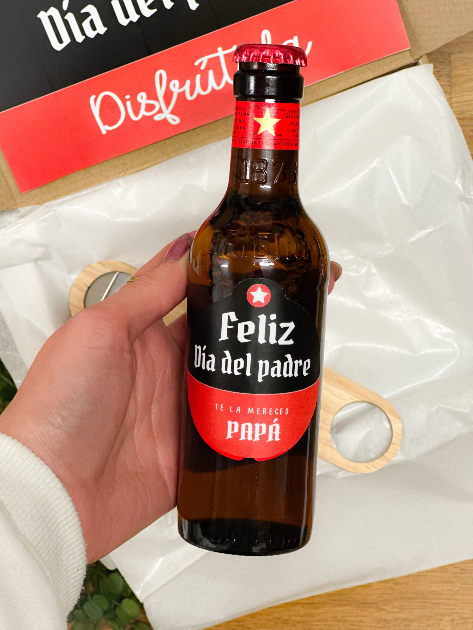 Kit ''Eres el rey de la cerveza papá'' - Imagen 2