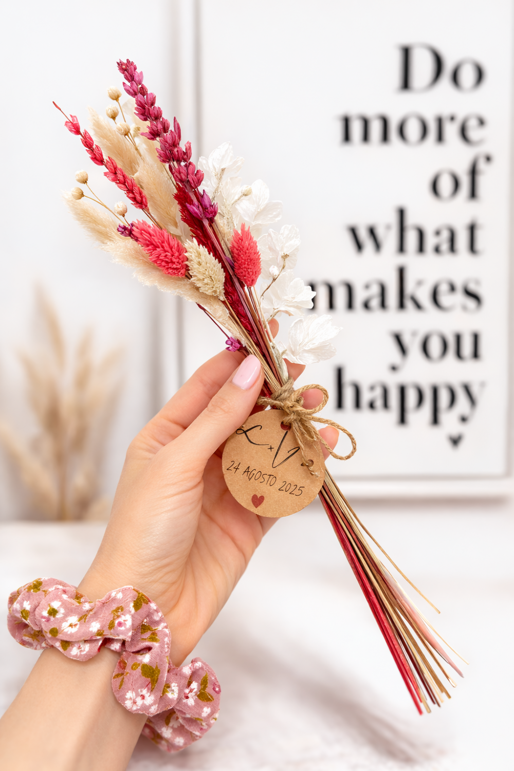 ramillete flores preservadas personalizado