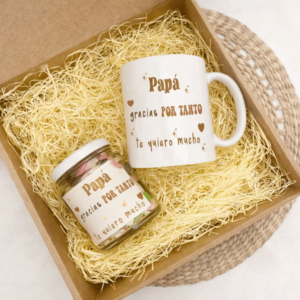 kit regalo dia del padre personalizado