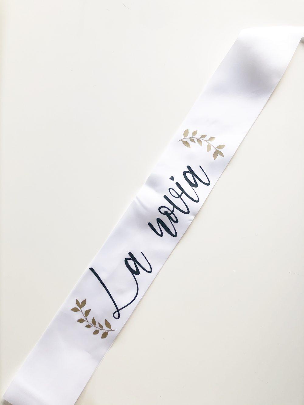 Banda personalizada para la novia - Despedidas de soltera