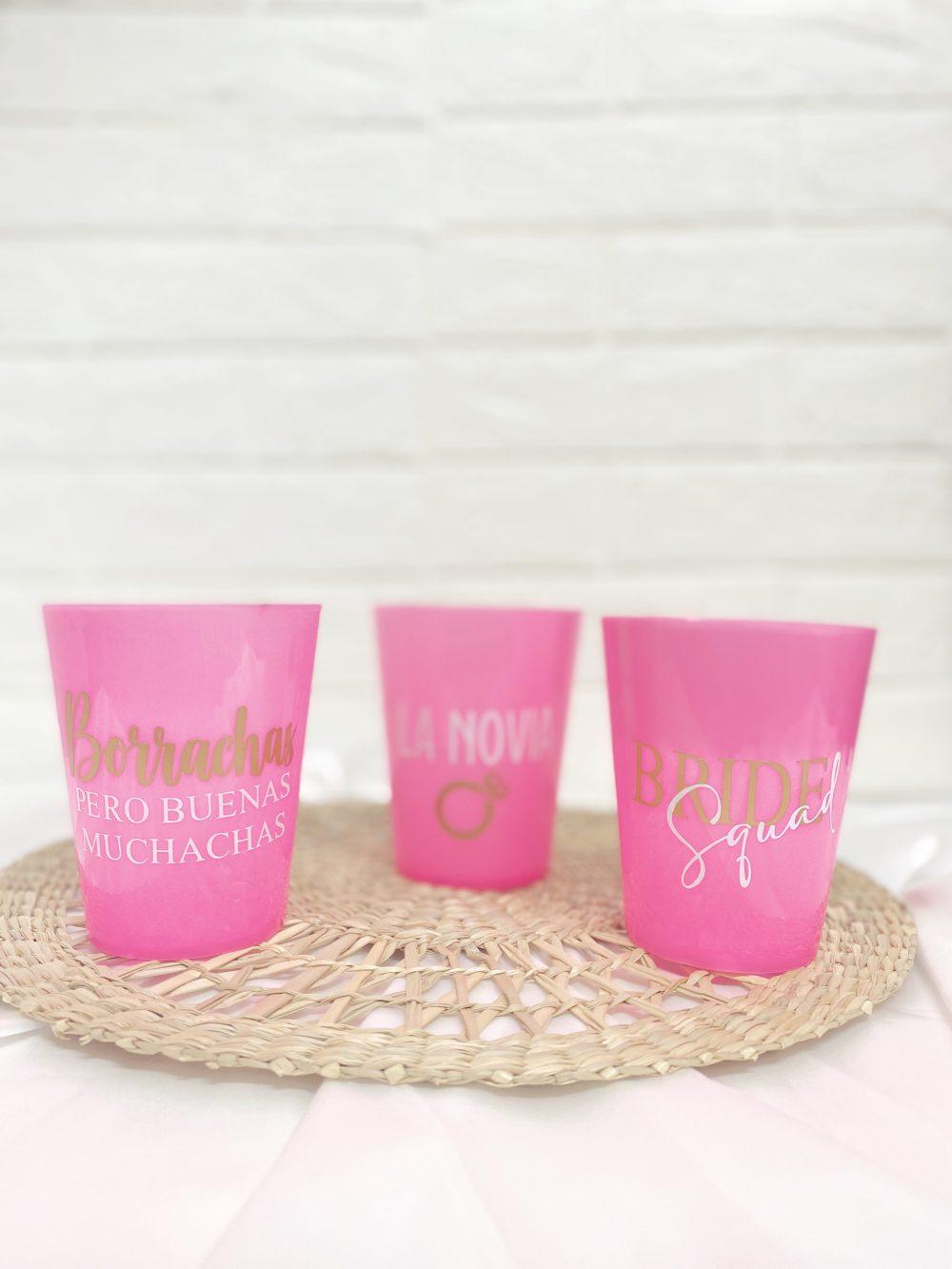 Vasos para despedida de soltera