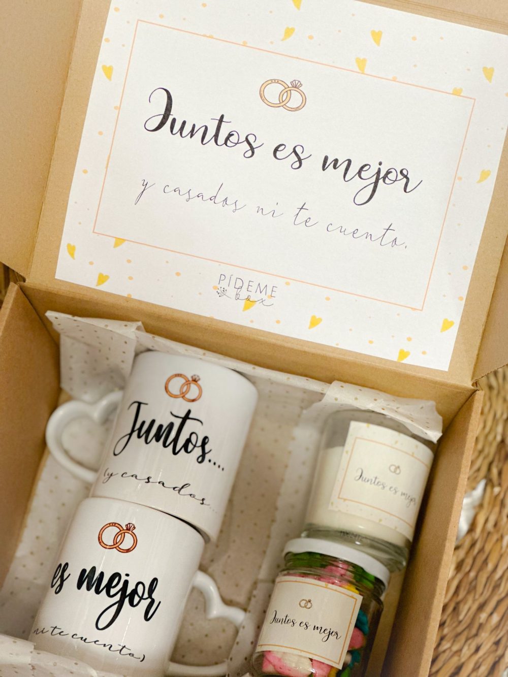 Kit "Juntos es mejor y casados ni te cuento"