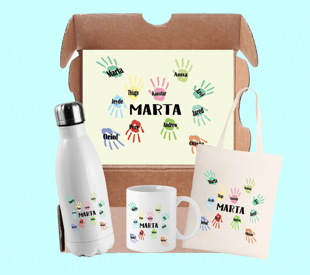 Kit L ''Profe manos alumnos''