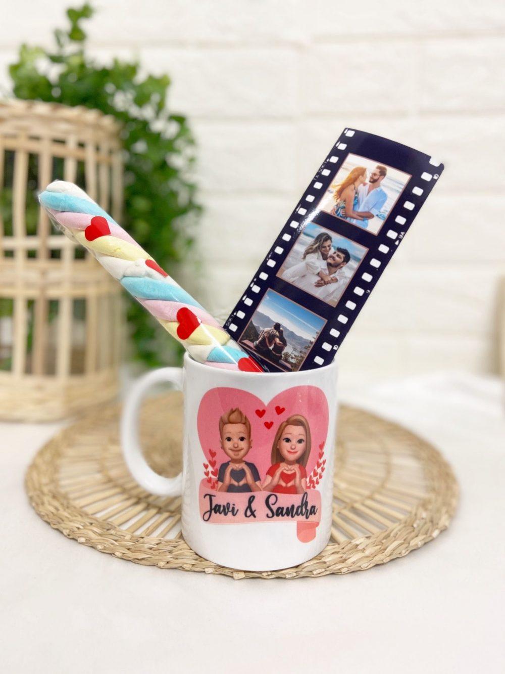 Taza con fotos para parejas