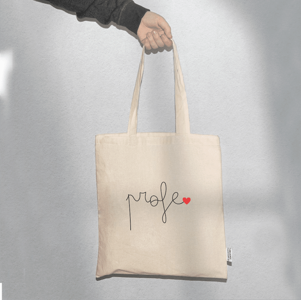 Bolsa de tela 'Profe''