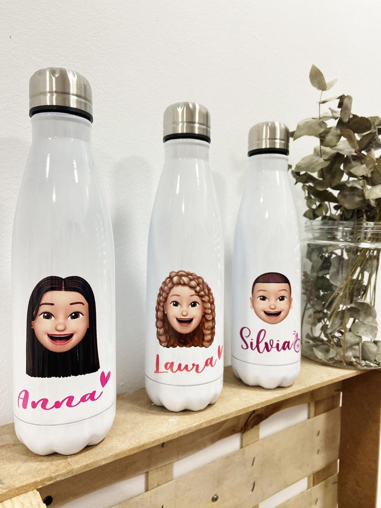 Botella personalizada con "emojis"