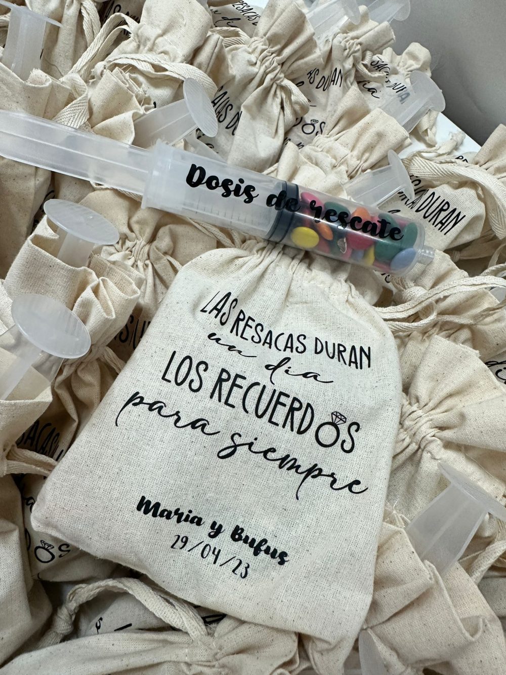 Bolsa para kits anti-resaca vacio
