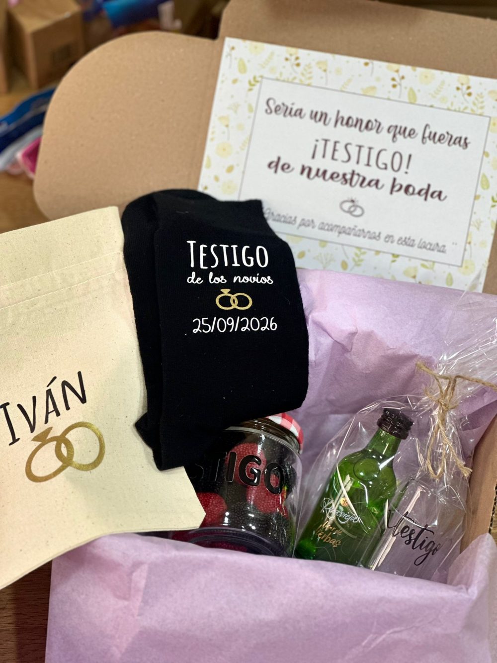 kit testigo personalizado