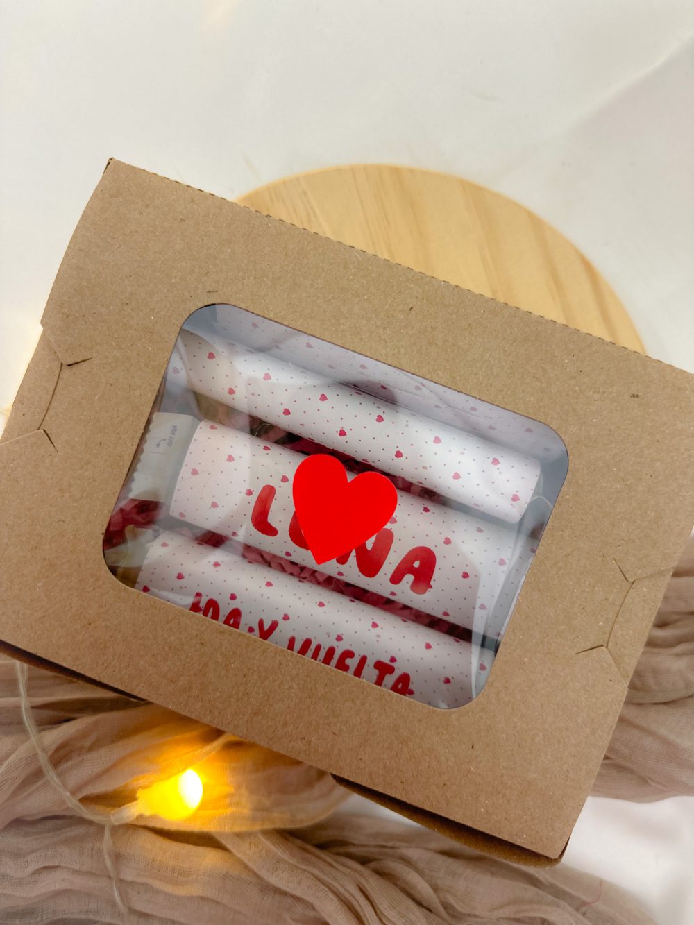 Alternative view of Kit huesitos ''Te quiero hasta la luna ida y vuelta''