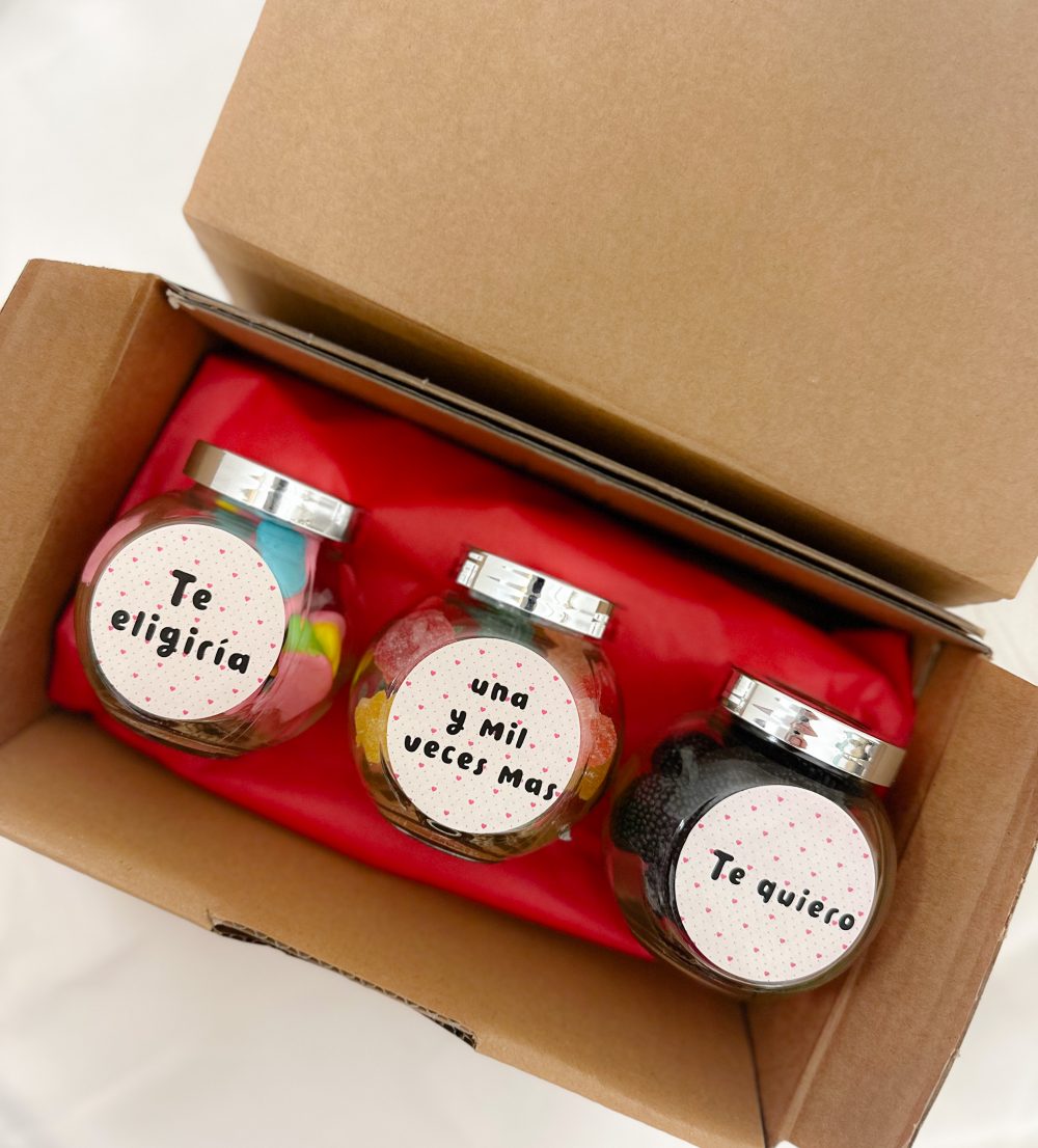 Kit tarritos chuches ''Te eligiría una y mil veces más''