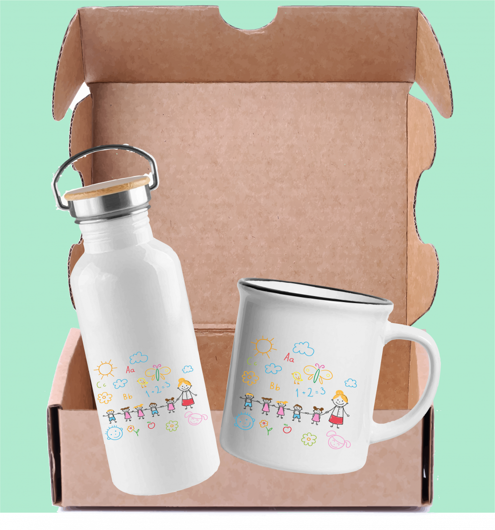 Alternative view of Kit de regalo vintage para profesores