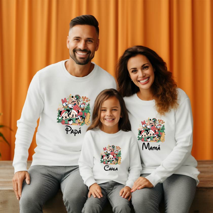 Sudaderas Disney de navidad familia Pídeme Box