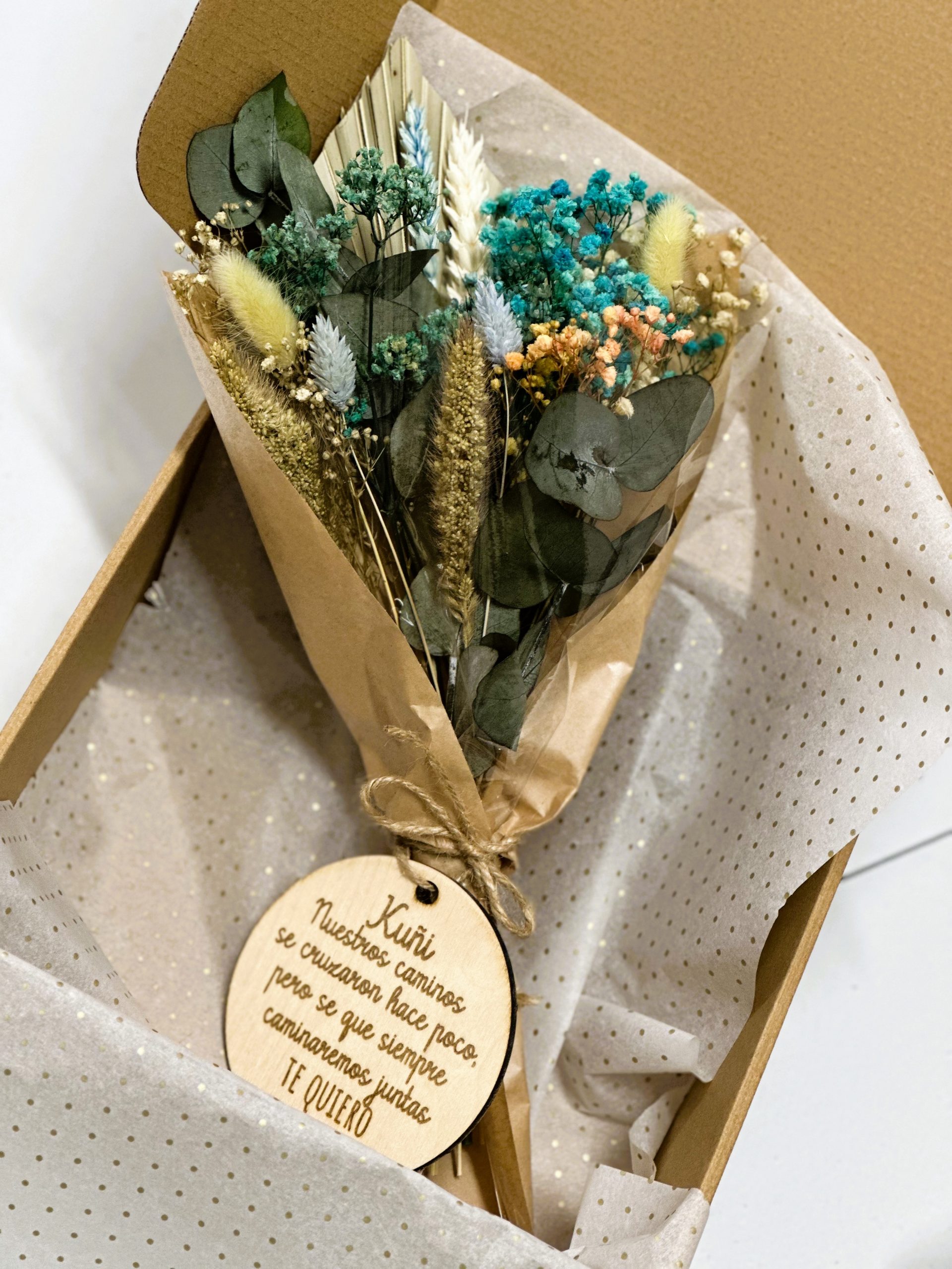 Ramo de flores preservadas ''Blue''