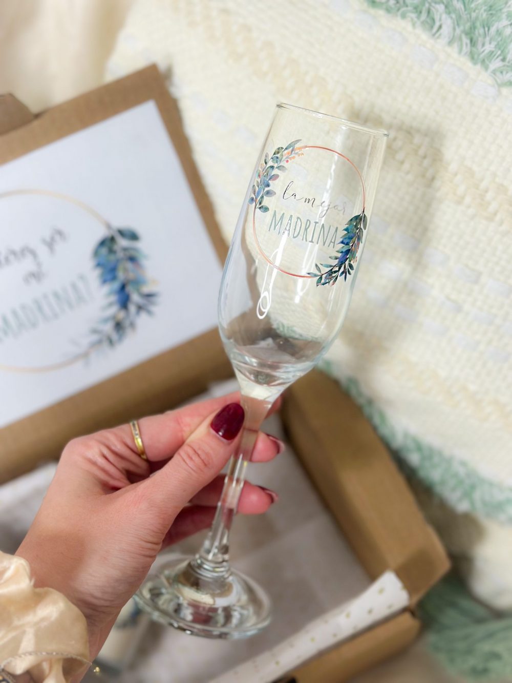 Alternative view of Kit ''Quieres ser mi madrina'' floral azul