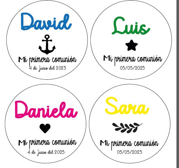 Cartel madera colgante silla ''Mi primera comunión'' - Imagen 2