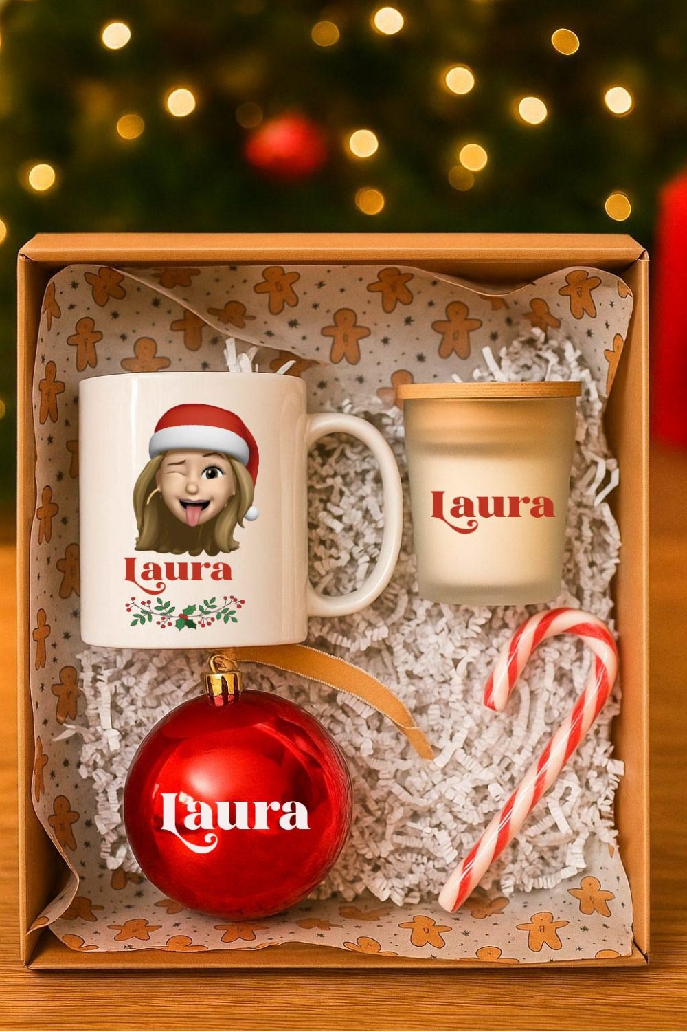 Kit regalo navidad personalizado
