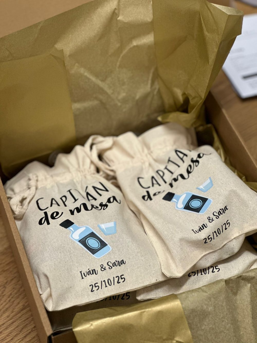 capitan de mesa boda